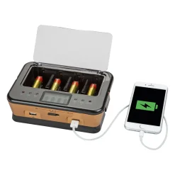 Akkus laden und sogar Batterien auffrischen!