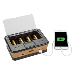 Akkus laden und sogar Batterien auffrischen!
