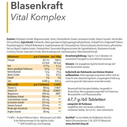 BLASENKRAFT VITAL KOMPLEX – wenn Sie zu häufig nachts zum Wasserlassen aufstehen müssen