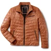 Cool und stimmig: Softes Leder im Stepp-Look