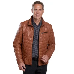 Cool und stimmig: Softes Leder im Stepp-Look