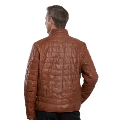 Cool und stimmig: Softes Leder im Stepp-Look