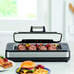 Der 2in1 Indoor-Grill-Alleskönner mit integriertem Rauchabzug
