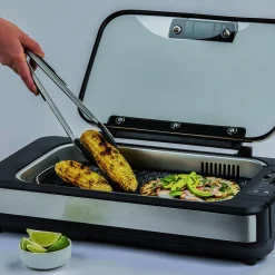Der 2in1 Indoor-Grill-Alleskönner mit integriertem Rauchabzug
