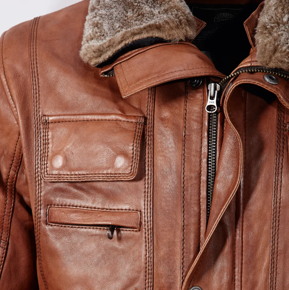 Diese Jacke aus Lammleder ist eine für ewig