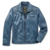 Diese Lederjacke ist Mode, wie man sie gern hat
