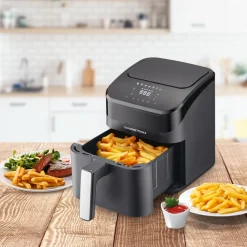 Digitale Heißluft-Fritteuse – schnell knusprig frittieren ohne Öl