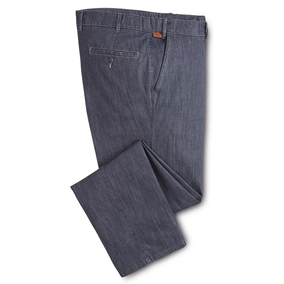 Eine leichte Jeans mit sehr schlauem Dehnbund