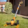 Gleitet übers Gras: Dieser Rasentrimmer schiebt sich leicht!