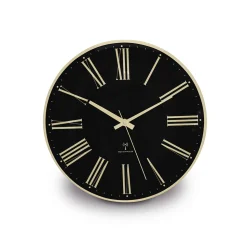 Goldene Zeiten: Diese Funk-Wanduhr glänzt mit edler Farbgebung!