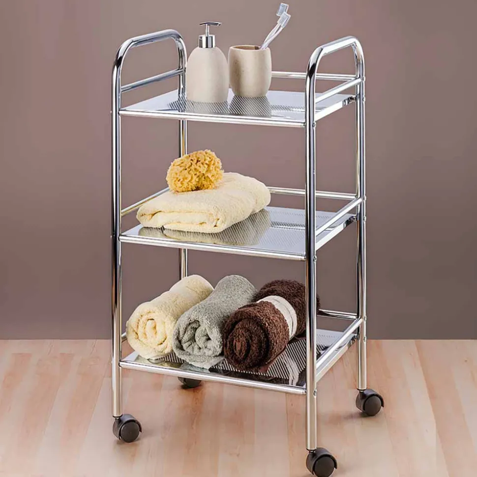 Ideal für Küche, Bad oder Hobbykeller: der Allzweck-Rollwagen