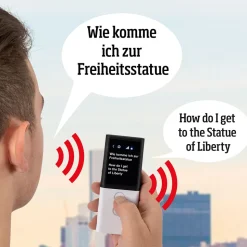 Ihr Dolmetscher mit dauerhaft kostenloser Übersetzung – in rund 200 Ländern!
