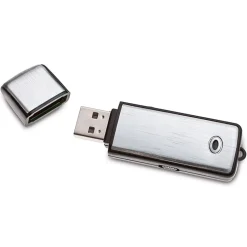 Im USB-Stick: das wohl kleinste und diskreteste Diktiergerät der Welt!