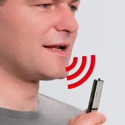 Im USB-Stick: das wohl kleinste und diskreteste Diktiergerät der Welt!