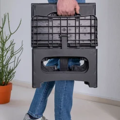In 2 Schritten leichter und bequemer bis zu 43 cm mehr Höhenreichweite!