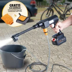 Kraftvolle Reinigung an jedem beliebigen Ort – kein Anschluss nötig!