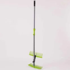 Laub und Gras aufnehmen ohne großen Kraftaufwand