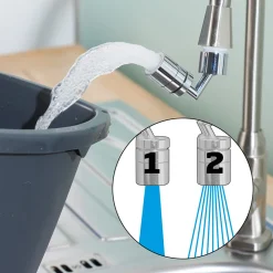 Macht aus jedem Wasserhahn eine Schwenkbrause