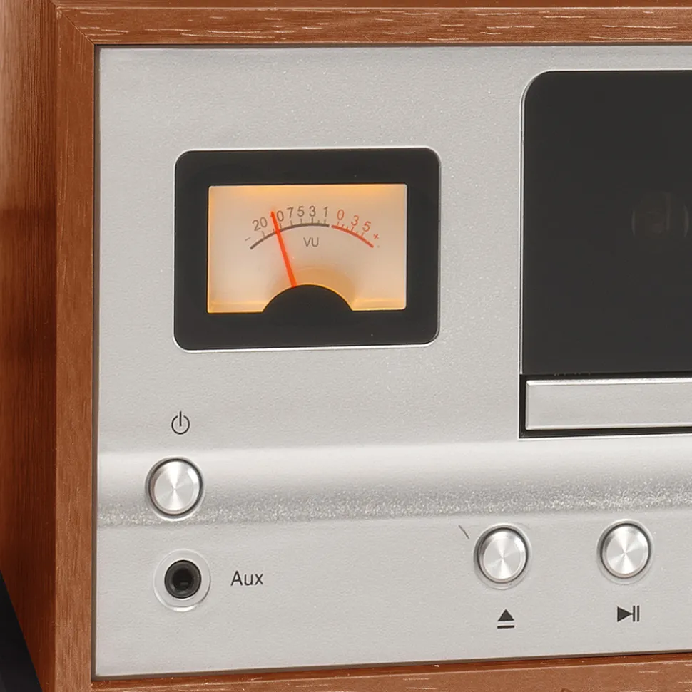 Moderne Technik im Retro-Design – mit vielfältigen Abspielmöglichkeiten!