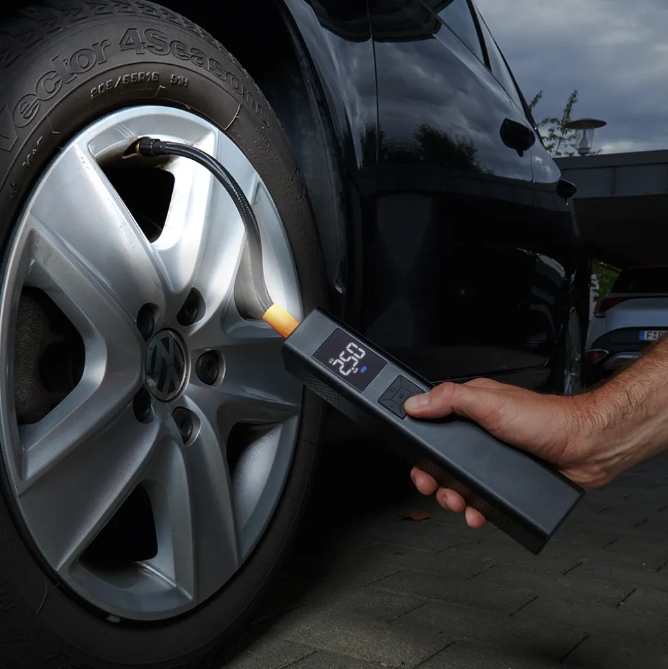 Neueste Generation: mit noch mehr Akkupower und stärkerem Kompressor zum perfekten Luftdruck
