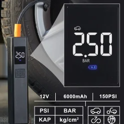 Neueste Generation: mit noch mehr Akkupower und stärkerem Kompressor zum perfekten Luftdruck