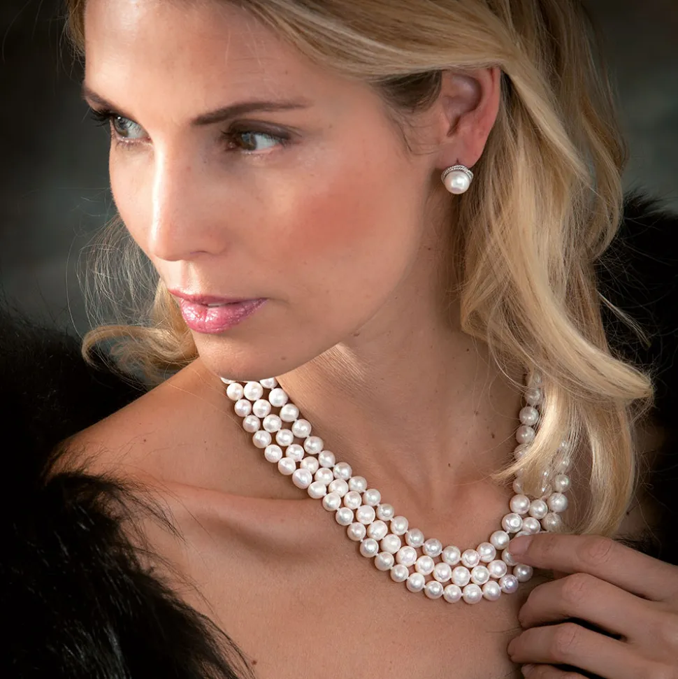 Perfekt für einen glanzvollen Auftritt: der Perlenschmuck à la Jackie
