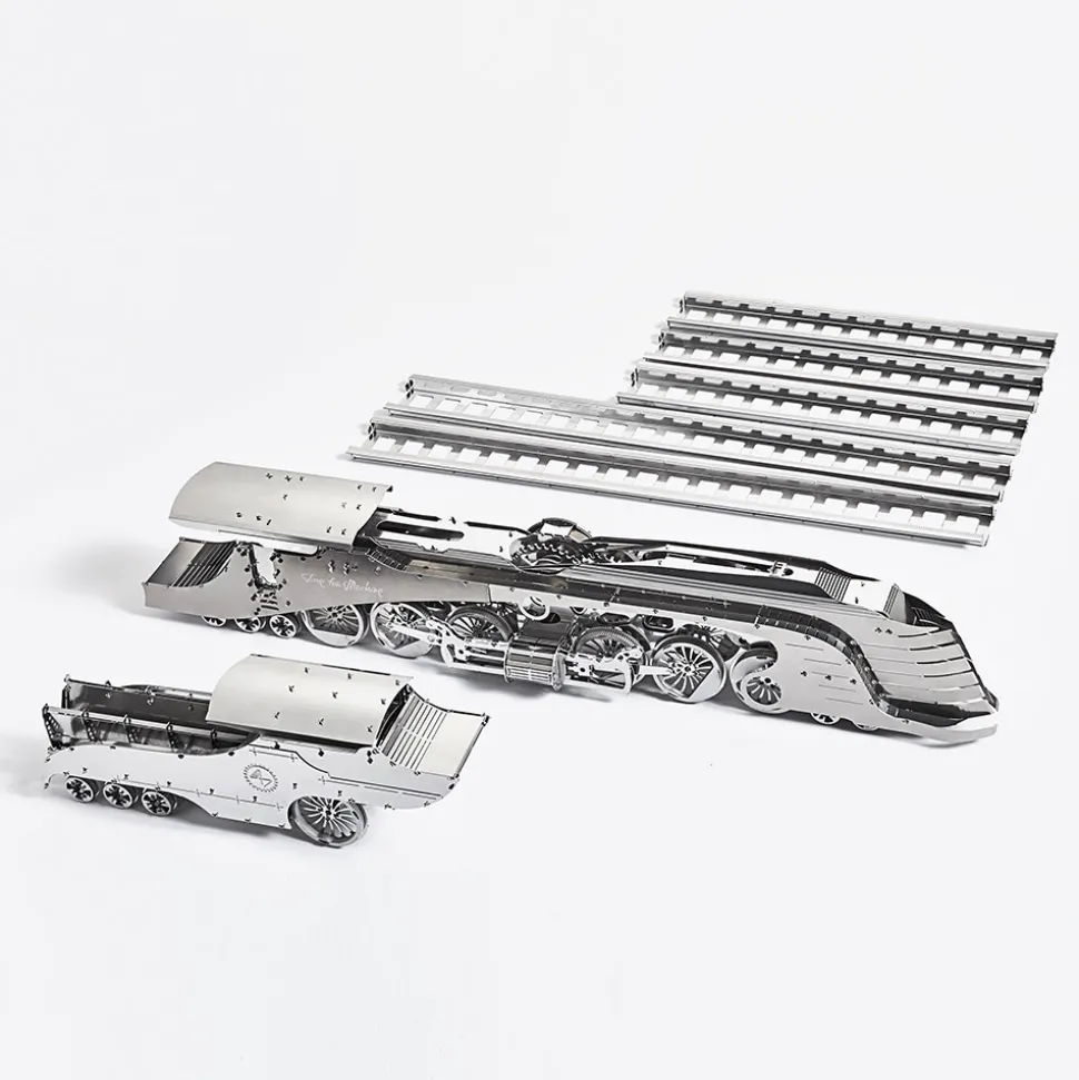 Perfektion auf Schienen: Konstruieren Sie die Dampflok aus Metall!