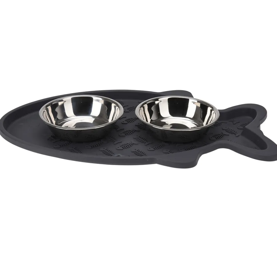 Tier-Futternapf, 2er Set Knochen
