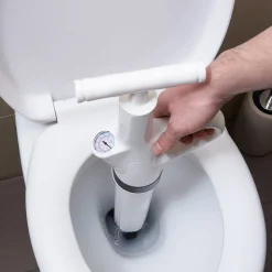 Verstopfte Abflüsse ruckzuck frei – mit Pressluft!