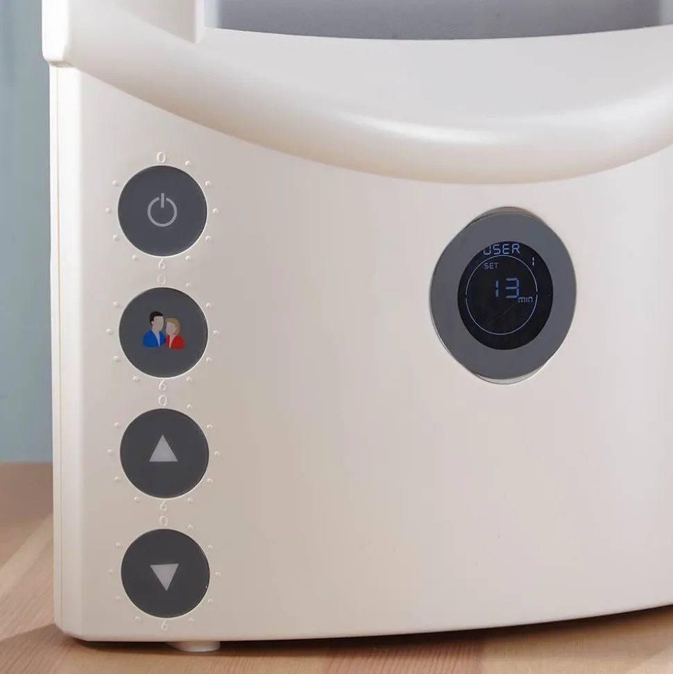 Weltneuheit! Der erste Oberkörper-Bräuner mit digitaler Soft-Touch-Steuerung