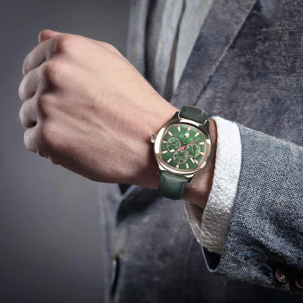 Zeitlose Eleganz und Perfektion: die Herren Armbanduhr „Petit Jour-Nuit“